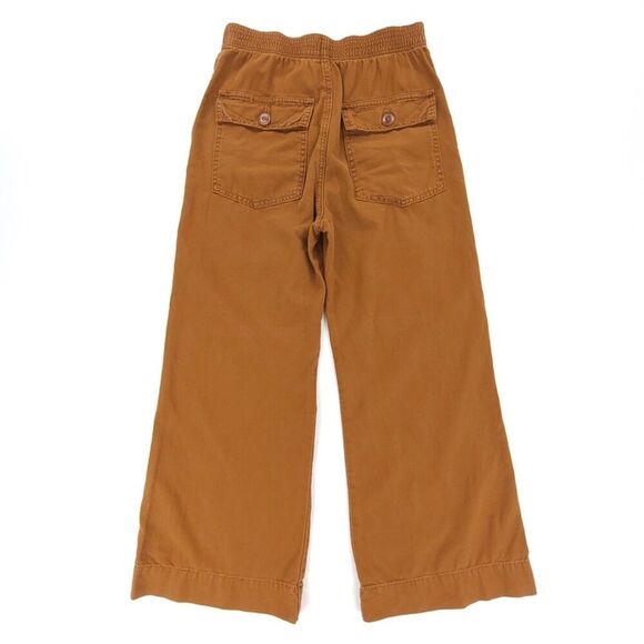 THE GREAT Ranger Baggy Straight Ankle Crop Utility Pants Military Rust Brown 26 - Picture 5 of 7